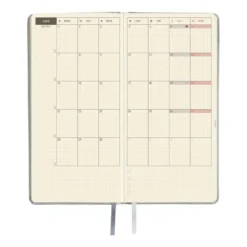 Hobonichi | Agenda Hobonichi Weeks Leather: Noble Silver 2027