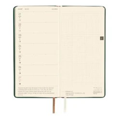 Hobonichi | Agenda Hobonichi Weeks Leather: Forest Green 2027