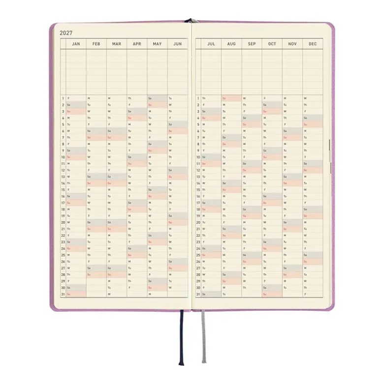Hobonichi | Agenda Hobonichi Weeks Smooth: Lavender Milk 2027