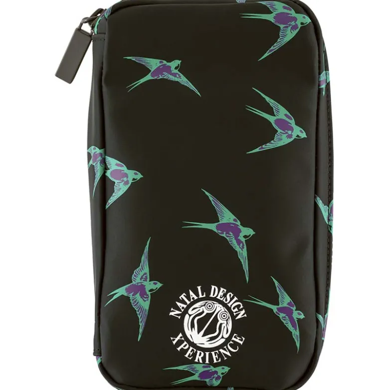Hobonichi | Estuche Small Drawer Pouch Natal Design: Lucky Swallow
