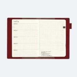 Hobonichi | Funda 5 Years A5 Leather Cover (Red)