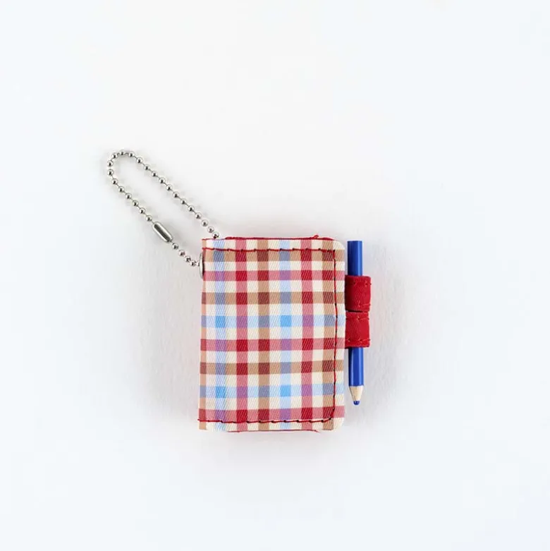 Hobonichi | Mini Llavero Hobonichi Techo Mini Keychain (Bright Plaid)