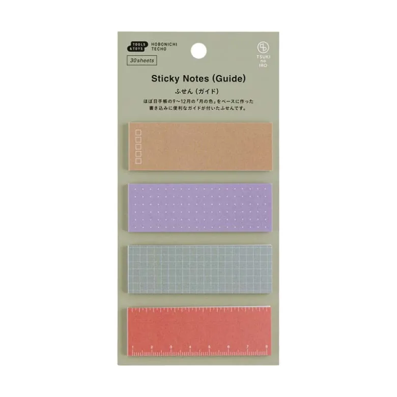 Hobonichi | Notas Adhesivas TSUKI no IRO Guide