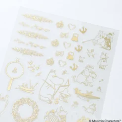 Hobonichi | Pegatinas Foil-Stamped Moomin: Adventure Log