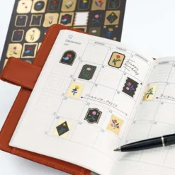 Hobonichi | Pegatinas Foil-Stamped Yoshie Watanabe (Petit Bloom)