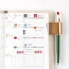 Hobonichi | Pegatinas TSUKI no IRO: Transparent Dot Stickers (6mm)