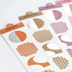 Hobonichi | Pegatinas TSUKI no IRO: Bookmark-Style