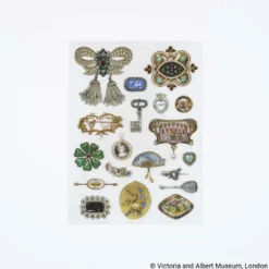 Hobonichi | Pegatinas V&A Series: Almost Actual-Size Jewellery