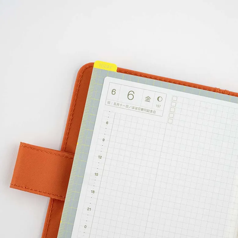 Hobonichi | Plantilla de Escritura Pencil Board Weeks Ice Gray x Yellow