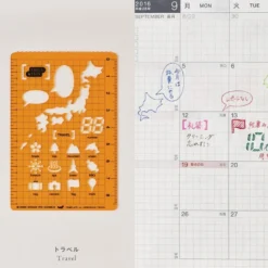 Hobonichi | Plantilla Stencil Travel