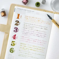 Hobonichi | Set de Mini Tintas Tintero Kakimori x TSUKI no IRO (Jan-Jun)