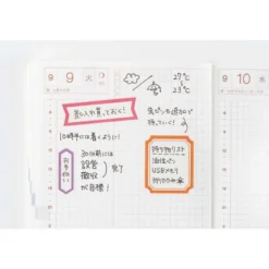 Hobonichi | Set de Pegatinas TSUKI no IRO Schedule