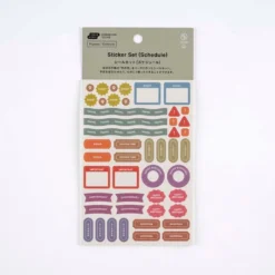Hobonichi | Set de Pegatinas TSUKI no IRO Schedule