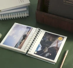 Iconic | Album de Fotos Autoadhesivo Lettering Blue