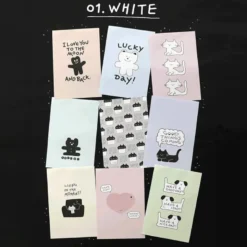 Iconic | Bloc de Notas Doodle White