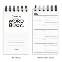 Iconic | Cuaderno de Vocabulario Doodle Cream Yellow