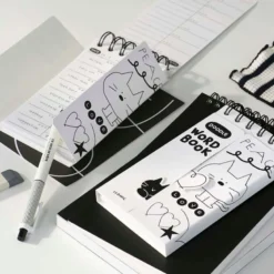Iconic | Cuaderno de Vocabulario Doodle White