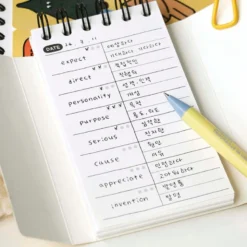 Iconic | Cuaderno de Vocabulario Doodle White