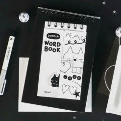 Iconic | Cuaderno de Vocabulario Doodle White