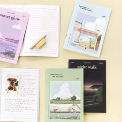 Iconic | Cuaderno lsangjip A5 Slow Days (Rayas)