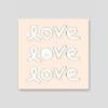 Iconic | Mini Tarjeta de Felicitación Doodle Love Love Love