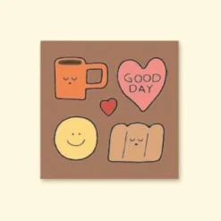 Iconic | Mini Tarjeta de Felicitación Doodle Good Day