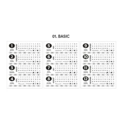 Iconic | Pegatinas Diary Date 01 Basic