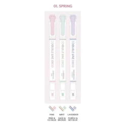 Iconic | Rotuladores Doble Punta Double Line Spring