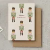 Katie Leamon | Mini Tarjeta de Cumpleaños Nutcracker Soldiers