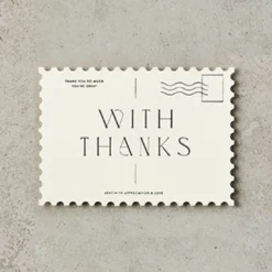 Katie Leamon | Postal Vintage Type With Thanks