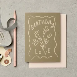Katie Leamon | Tarjeta de Cumpleaños Birthday Love Pastel