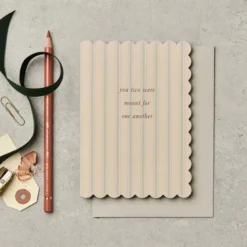 Katie Leamon | Tarjeta de Felicitación Meant For One Another