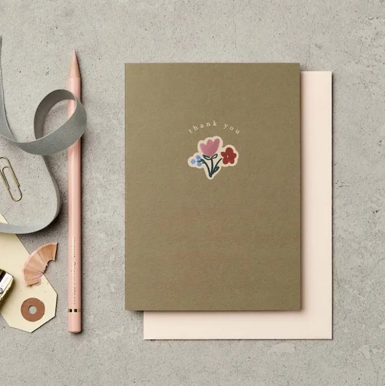 Katie Leamon | Tarjeta de Felicitación Thank You Posy
