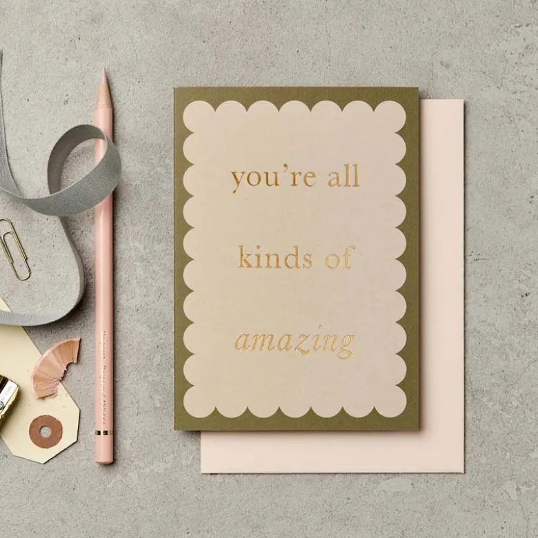 Katie Leamon | Tarjeta de Felicitación You're All Kinds of Amazing