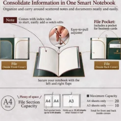 King Jim | Cuaderno Archivador Filing Note A4 Green