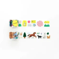 King Jim | Pegatinas en Rollo SODA Transparent Variety (30mm)