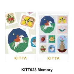 King Jim | Pegatinas Sellos Precortados KITTA Clear Memory
