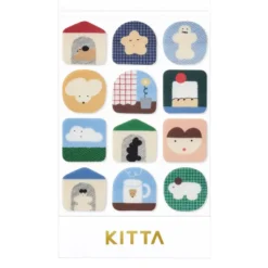 King Jim | Pegatinas Sellos Precortados KITTA Clear Home