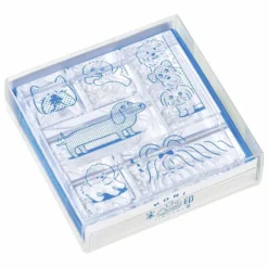 King Jim | Set de 6 Sellos Transparentes Kori Jirushi Dog Set