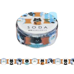 King Jim | SODA Transparent Pet Tape Face (15mm)
