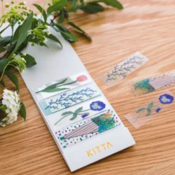 King Jim | Washi Tape Precortado KITTA Clear Flower