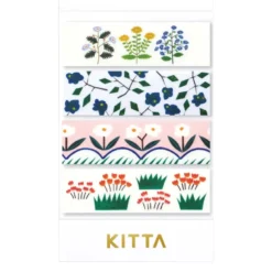 King Jim | Washi Tape Precortado KITTA Basic Flower 5