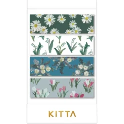 King Jim | Washi Tape Precortado KITTA Basic Flower 9