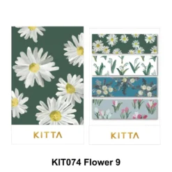 King Jim | Washi Tape Precortado KITTA Basic Flower 9