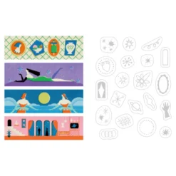 King Jim | Washi Tape Precortado KITTA Collage Planet