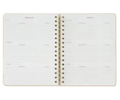 Kokonote | Agenda Escolar Bambina Latte Blossom 2026-2027 (Semanal)
