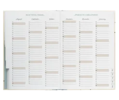 Kokonote | Agenda Escolar Gaia Cloud Dots 2026-2027 (Semanal)