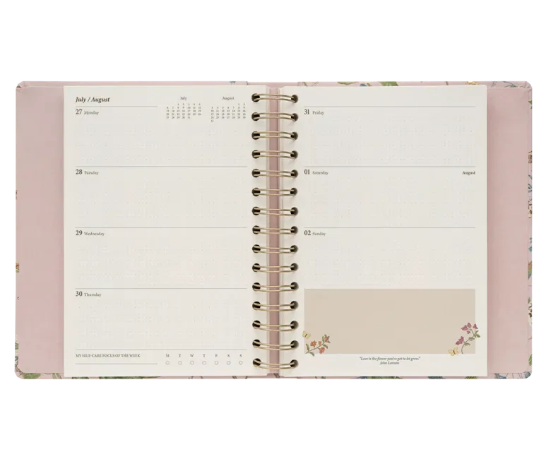 Kokonote | Agenda Escolar Idole Seasonal Flowers 2026-2027 (Semanal)