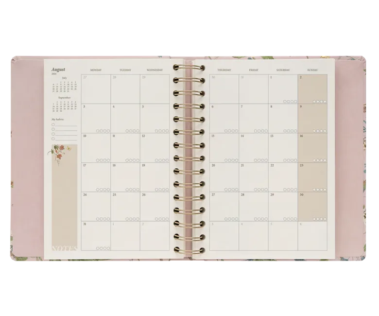 Kokonote | Agenda Escolar Idole Seasonal Flowers 2026-2027 (Semanal)