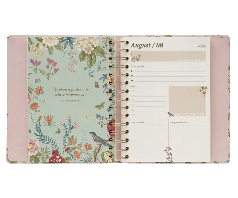 Kokonote | Agenda Escolar Idole Seasonal Flowers 2026-2027 (Semanal)
